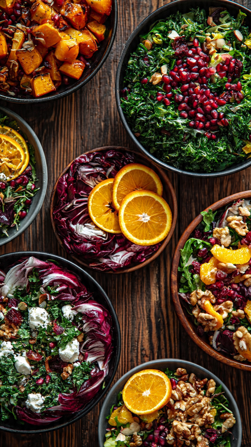 Winter Salad Ideas: Berry Spinach Salad With Nuts, Feta, and a Honey Vinaigrette