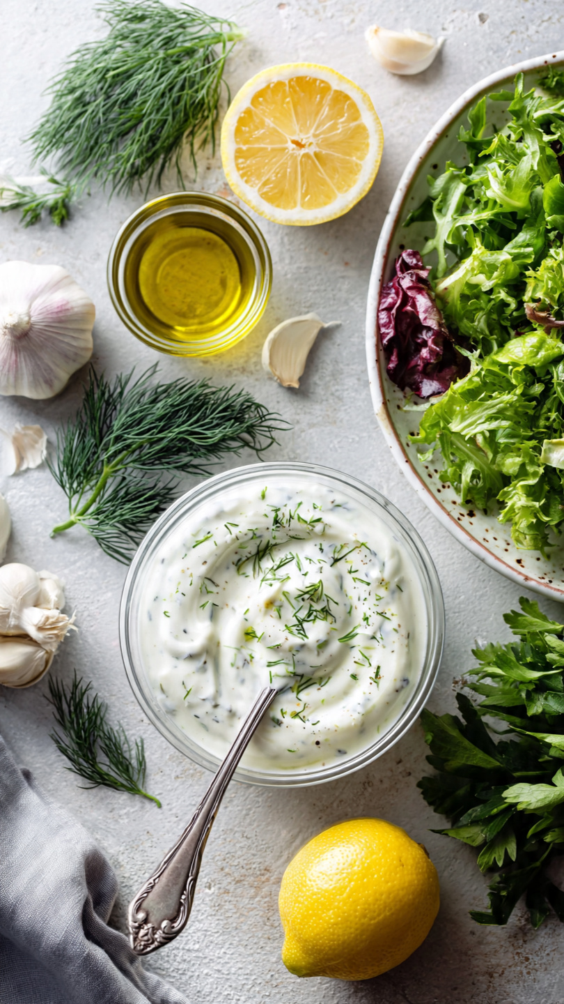 Creamy Greek Yogurt Salad Dressing