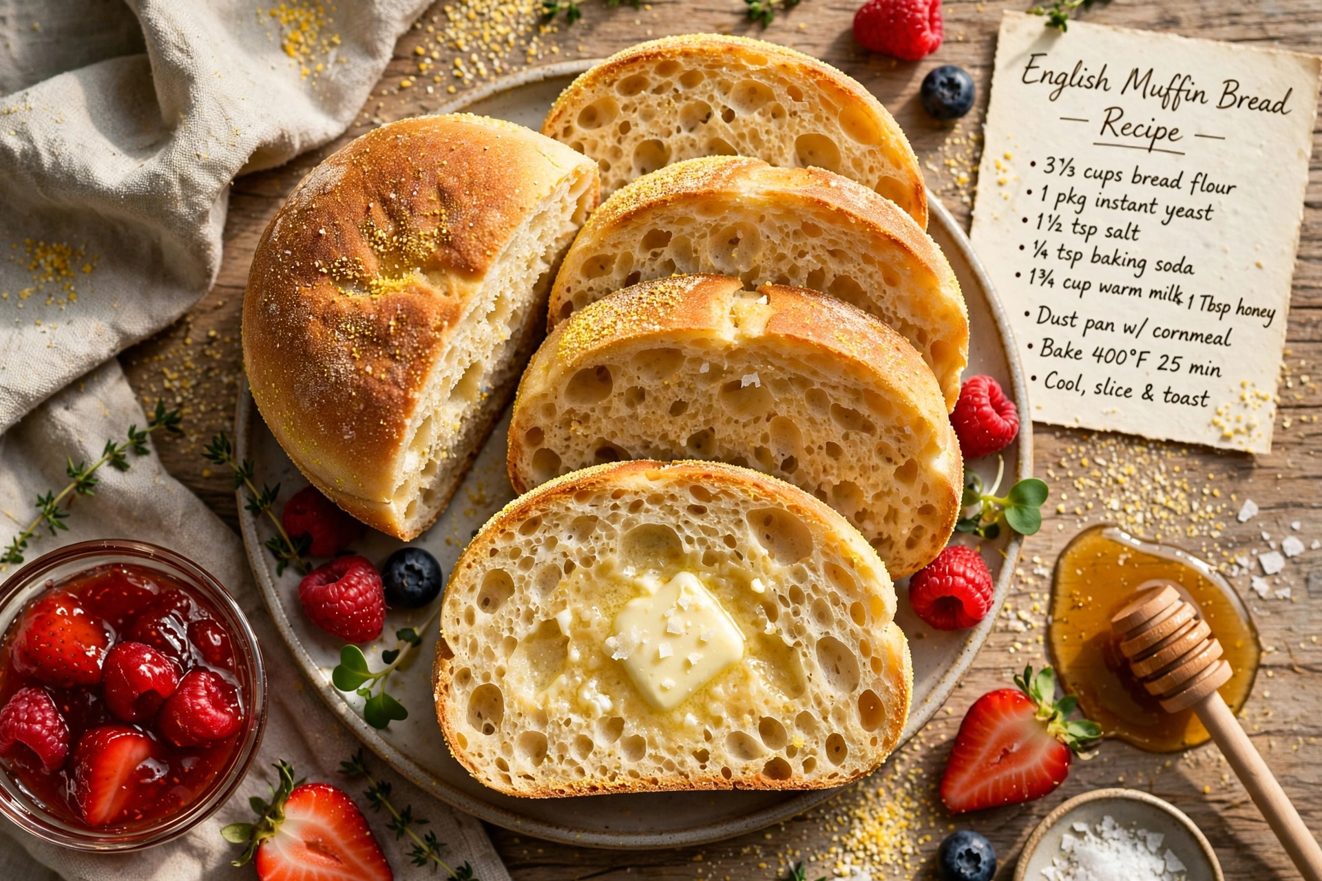 English Muffin Bread